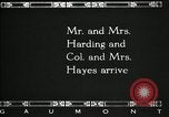 Immagine di Presidente W G Harding Fremont Ohio USA, 1919, secondo 34 filmato di repertorio 65675030513