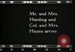 Immagine di Presidente W G Harding Fremont Ohio USA, 1919, secondo 36 filmato di repertorio 65675030513