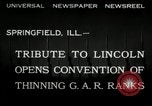 Image of Civil War Veterans gathering Illinois United States USA, 1932, second 3 stock footage video 65675030535
