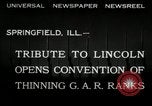 Image of Civil War Veterans gathering Illinois United States USA, 1932, second 4 stock footage video 65675030535
