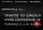 Image of Civil War Veterans gathering Illinois United States USA, 1932, second 7 stock footage video 65675030535