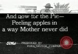 Image of apple pie manufacturing unit United States USA, 1916, second 1 stock footage video 65675030540
