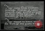 Immagine di Pan American Highway Commissione Washington DC USA, 1924, secondo 44 filmato di repertorio 65675030545