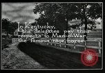 Standbild Man O War Kentucky United States USA, 1924, aus Sekunde 7 historischem Filmmaterial Videoclip 65675030549