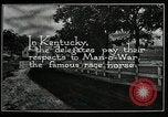 Standbild Man O War Kentucky United States USA, 1924, aus Sekunde 9 historischem Filmmaterial Videoclip 65675030549