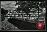 Standbild Man O War Kentucky United States USA, 1924, aus Sekunde 10 historischem Filmmaterial Videoclip 65675030549