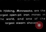 Image of open pit iron mines Minnesota United States USA, 1924, second 1 stock footage video 65675030553