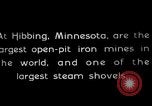Image of open pit iron mines Minnesota United States USA, 1924, second 3 stock footage video 65675030553