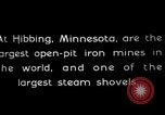 Image of open pit iron mines Minnesota United States USA, 1924, second 7 stock footage video 65675030553