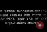 Image of open pit iron mines Minnesota United States USA, 1924, second 10 stock footage video 65675030553