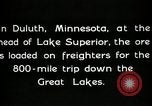 Image of open pit iron mines Minnesota United States USA, 1924, second 43 stock footage video 65675030553