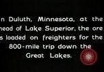 Image of open pit iron mines Minnesota United States USA, 1924, second 52 stock footage video 65675030553