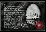 Image of Highway of Friendship plaque Washington DC USA, 1925, second 4 stock footage video 65675030560