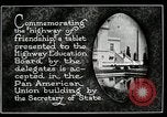 Image of Highway of Friendship plaque Washington DC USA, 1925, second 6 stock footage video 65675030560