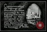 Image of Highway of Friendship plaque Washington DC USA, 1925, second 8 stock footage video 65675030560