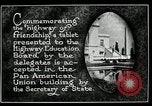 Image of Highway of Friendship plaque Washington DC USA, 1925, second 13 stock footage video 65675030560