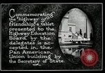 Image of Highway of Friendship plaque Washington DC USA, 1925, second 15 stock footage video 65675030560