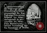 Image of Highway of Friendship plaque Washington DC USA, 1925, second 17 stock footage video 65675030560
