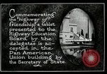 Image of Highway of Friendship plaque Washington DC USA, 1925, second 18 stock footage video 65675030560