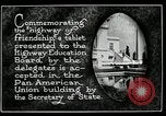 Image of Highway of Friendship plaque Washington DC USA, 1925, second 19 stock footage video 65675030560