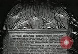 Image of Highway of Friendship plaque Washington DC USA, 1925, second 47 stock footage video 65675030560