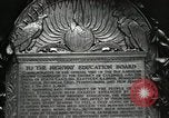 Image of Highway of Friendship plaque Washington DC USA, 1925, second 49 stock footage video 65675030560