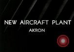 Standbild Goodyear Flugzeugteile Anlage Akron Ohio USA, 1941, aus Sekunde 1 historischem Filmmaterial Videoclip 65675030567