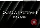 Standbild kanadischen Veterans Parade Toronto Ontario Kanada, 1941, aus Sekunde 1 historischem Filmmaterial Videoclip 65675030568