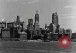 Image of Manhattan and UN Headquarters construction New York City USA, 1948, second 4 stock footage video 65675030574