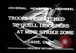 Image of coal mines strike Cadiz Ohio USA, 1932, second 1 stock footage video 65675030576