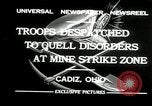 Image of coal mines strike Cadiz Ohio USA, 1932, second 7 stock footage video 65675030576