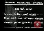 Image of bullet proof cloth test Toledo Ohio USA, 1932, second 8 stock footage video 65675030579
