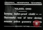 Image of bullet proof cloth test Toledo Ohio USA, 1932, second 9 stock footage video 65675030579