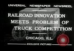 Image of automobile delivery by trains Chicago Illinois USA, 1932, second 3 stock footage video 65675030580