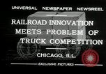 Image of automobile delivery by trains Chicago Illinois USA, 1932, second 4 stock footage video 65675030580