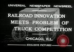 Image of automobile delivery by trains Chicago Illinois USA, 1932, second 5 stock footage video 65675030580