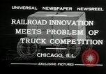 Image of automobile delivery by trains Chicago Illinois USA, 1932, second 7 stock footage video 65675030580