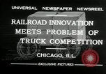 Image of automobile delivery by trains Chicago Illinois USA, 1932, second 8 stock footage video 65675030580