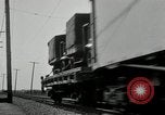 Image of automobile delivery by trains Chicago Illinois USA, 1932, second 47 stock footage video 65675030580