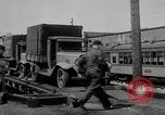 Image of automobile delivery by trains Chicago Illinois USA, 1932, second 58 stock footage video 65675030580