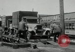 Image of automobile delivery by trains Chicago Illinois USA, 1932, second 59 stock footage video 65675030580