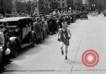 Standbild Marathon Rennen Boston Massachusetts USA, 1932, aus Sekunde 48 historischem Filmmaterial Videoclip 65675030581