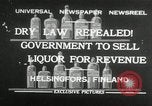 Immagine di Divieto di alcol abrogato Helsinki Finlandia, 1932, secondo 1 filmato di repertorio 65675030582