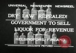 Immagine di Divieto di alcol abrogato Helsinki Finlandia, 1932, secondo 5 filmato di repertorio 65675030582