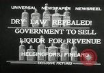 Immagine di Divieto di alcol abrogato Helsinki Finlandia, 1932, secondo 7 filmato di repertorio 65675030582
