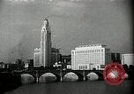 Standbild Ansichten von Columbus und Cleveland Ohio Ohio United States USA, 1951, aus Sekunde 40 historischem Filmmaterial Videoclip 65675030583