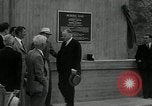 Standbild US-Präsident Herbert Hoover Pine Canyon California USA, 1934, aus Sekunde 56 historischem Filmmaterial Videoclip 65675030593