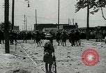 Image of auto employees on strike Toledo Ohio USA, 1934, second 37 stock footage video 65675030597