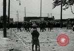 Image of auto employees on strike Toledo Ohio USA, 1934, second 39 stock footage video 65675030597