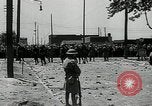 Image of auto employees on strike Toledo Ohio USA, 1934, second 41 stock footage video 65675030597